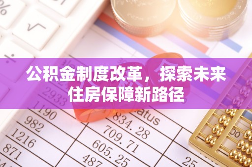 新会公积金制度改革，探索未来住房保障新路径