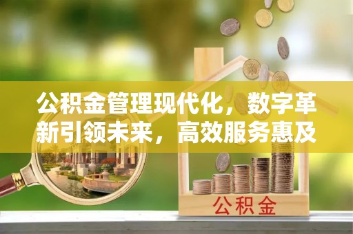 新会公积金管理现代化，数字革新引领未来，高效服务惠及民生
