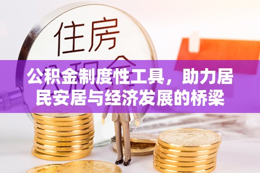 新会公积金制度性工具，助力居民安居与经济发展的桥梁