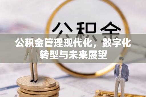 新会公积金管理现代化，数字化转型与未来展望