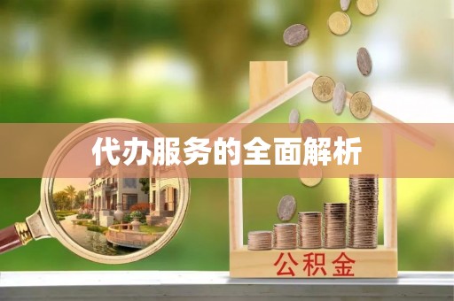 新会代办服务的全面解析