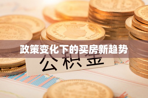 新会政策变化下的买房新趋势