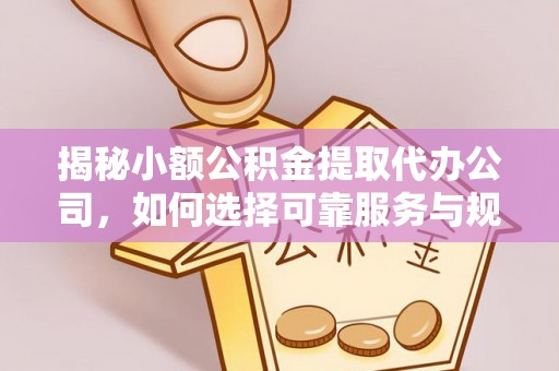 新会揭秘小额公积金提取代办公司，如何选择可靠服务与规避风险