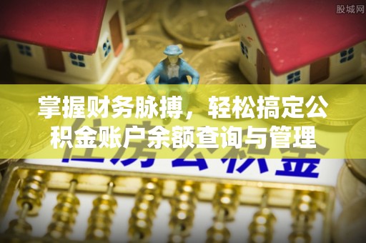 新会掌握财务脉搏，轻松搞定公积金账户余额查询与管理
