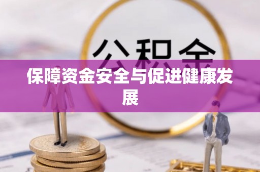 新会保障资金安全与促进健康发展