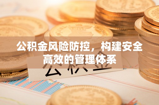 新会公积金风险防控，构建安全高效的管理体系