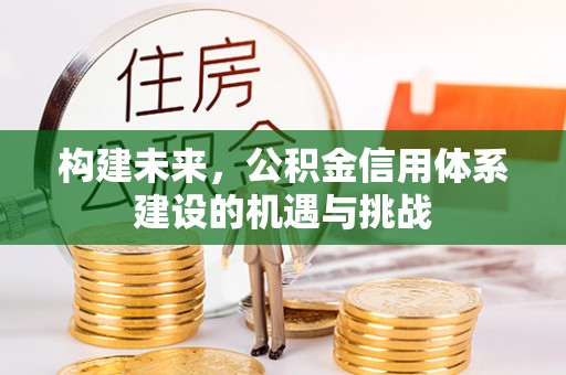 新会构建未来，公积金信用体系建设的机遇与挑战