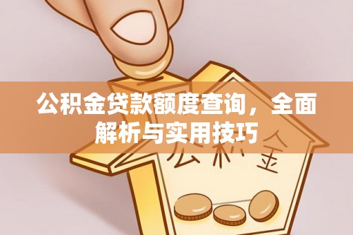 新会公积金贷款额度查询，全面解析与实用技巧
